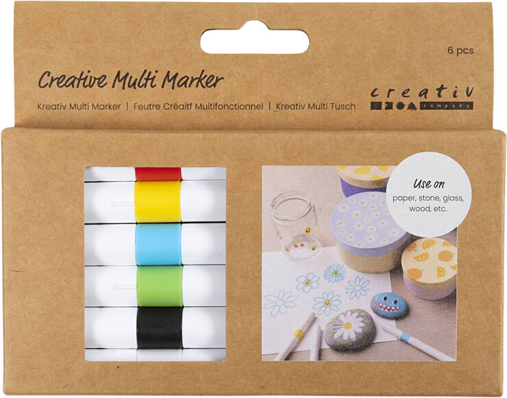 Kreativ Multi Tusch, streg 4 mm.