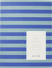 UMA Notebook, Flat-Lay - Medium, Blue Stripe