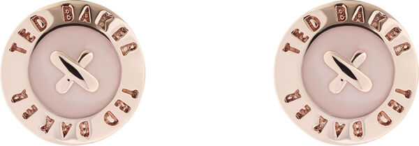 EISLEY: ENAMEL MINI BUTTON EARRING