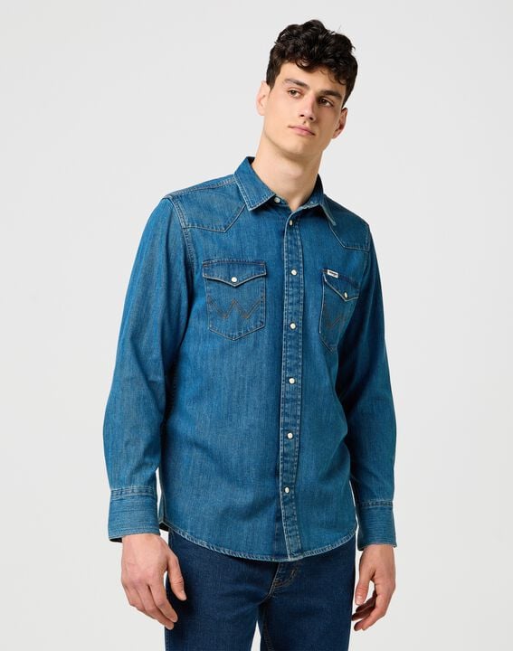 WESTERN SHIRT OLIVE BREEZE