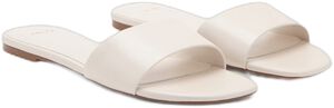 Flat leather sandal