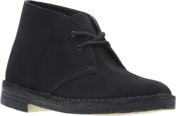Desert Boot. Black Sde, D, 4