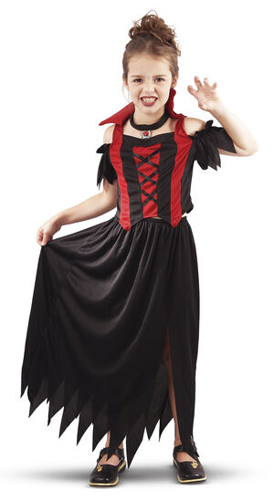 RIO VAMPYR PIGE 140 CM TOPmKRAVE-NEDERDEL-KÆDE