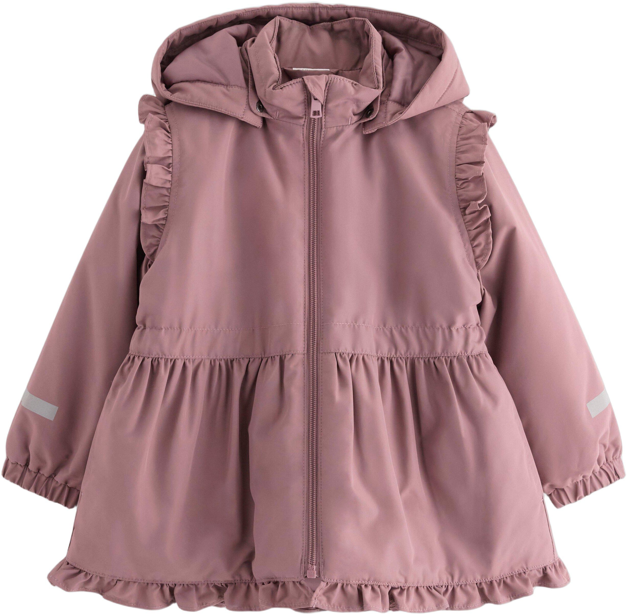 Jacket padded with frill