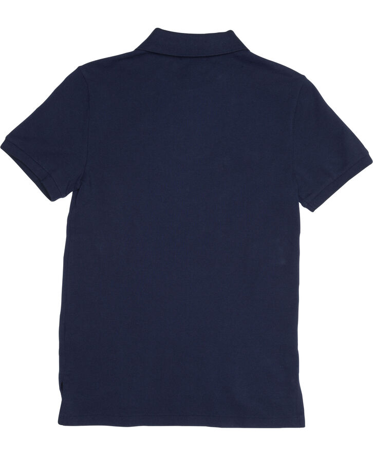 Slim Fit Cotton Mesh Polo Shirt KIDS