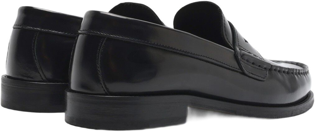 Miles Penny Loafer - Black Polido