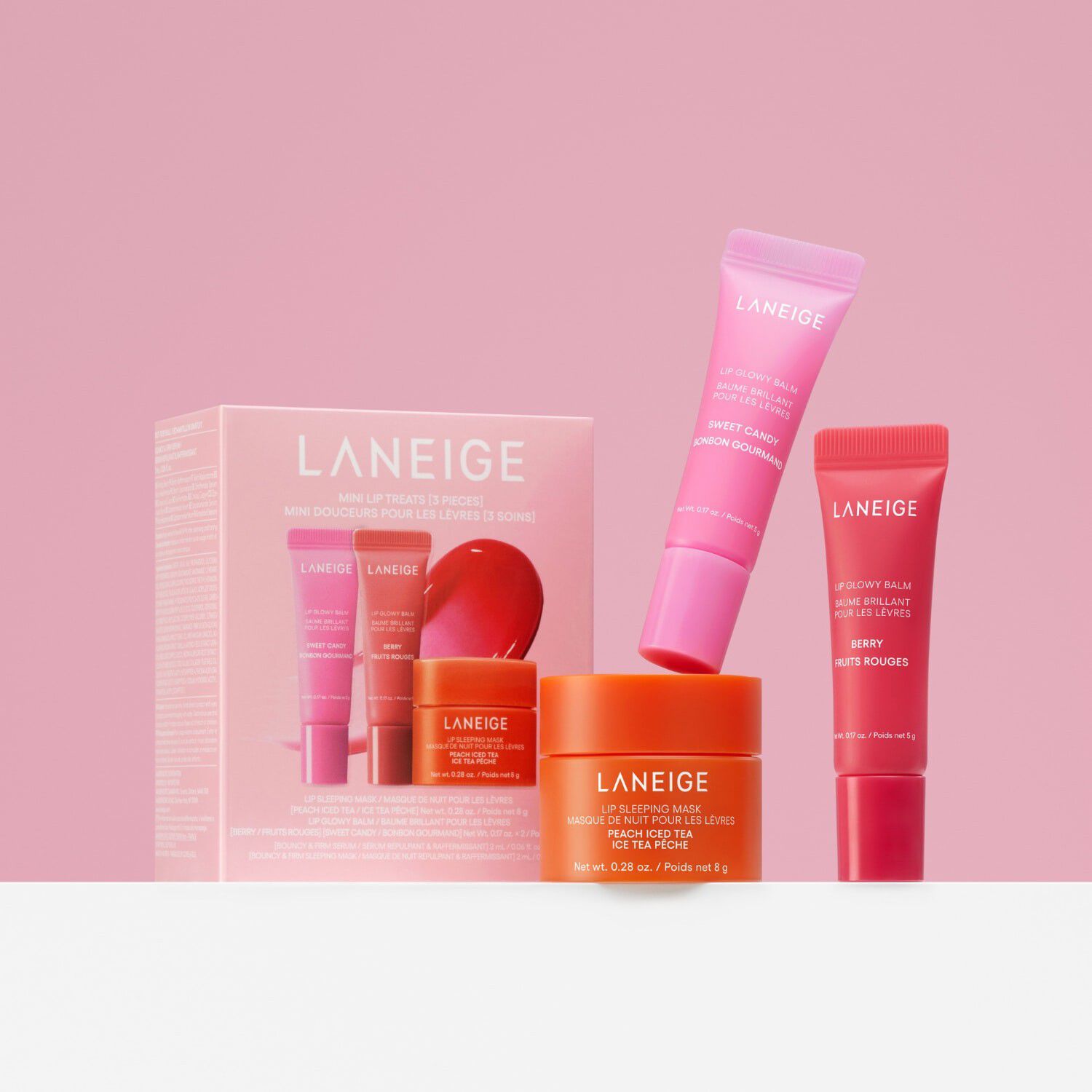 Mini Lip Treats - Set f&ouml;r &aring;terfuktade l&auml;ppar dag & natt