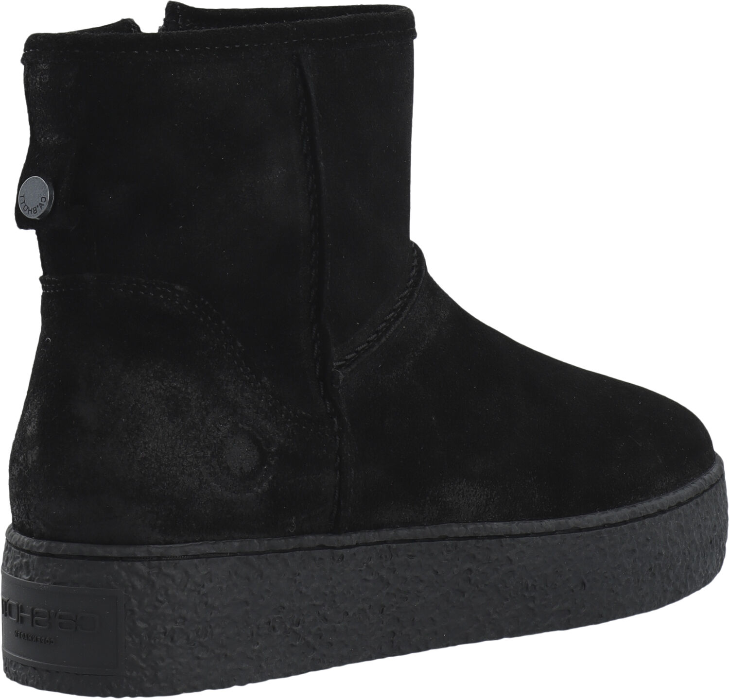 CASCAMILLA Boot W. Inside Zip Warm Lining Oil Suede