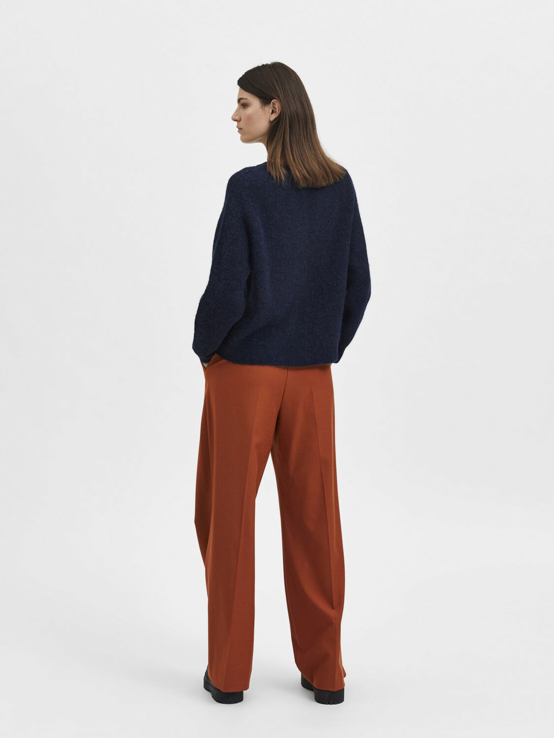 SLFLULU LS ALPACA BLEND KNIT SHORT CARDIGAN NOOS