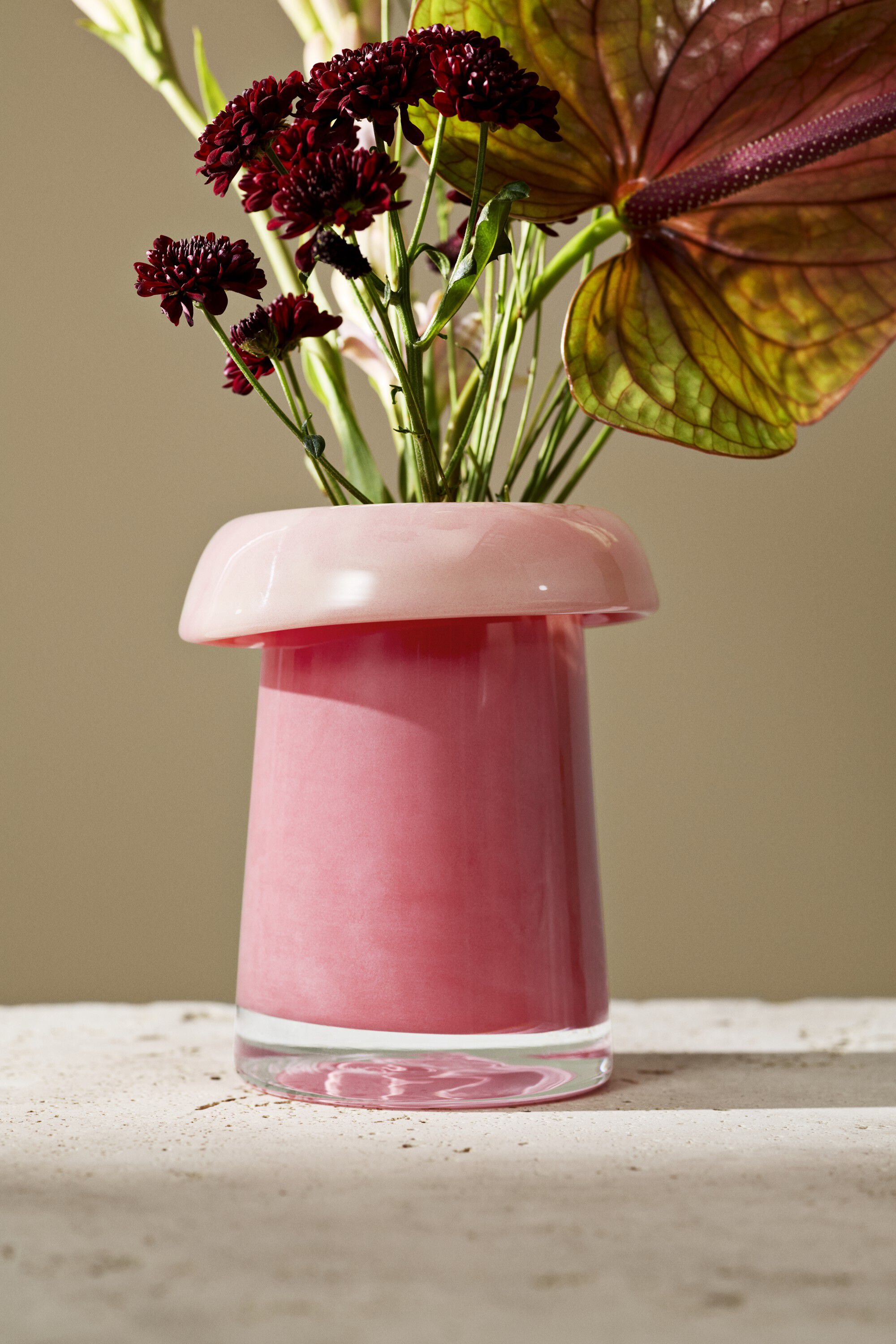 Soma Vase H16. 5 cm koral/fersken
