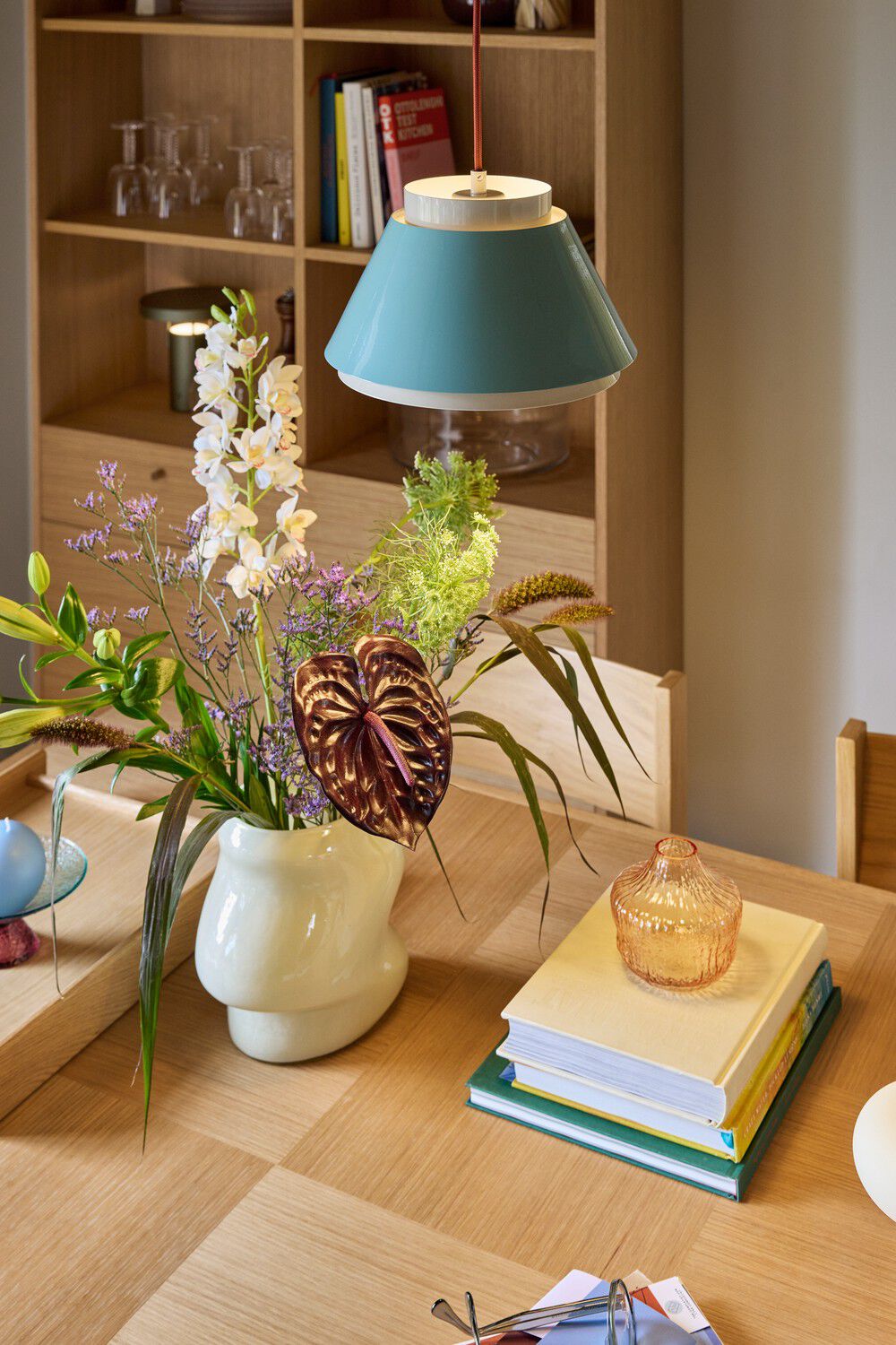 Remi Pendant Blue/Beige