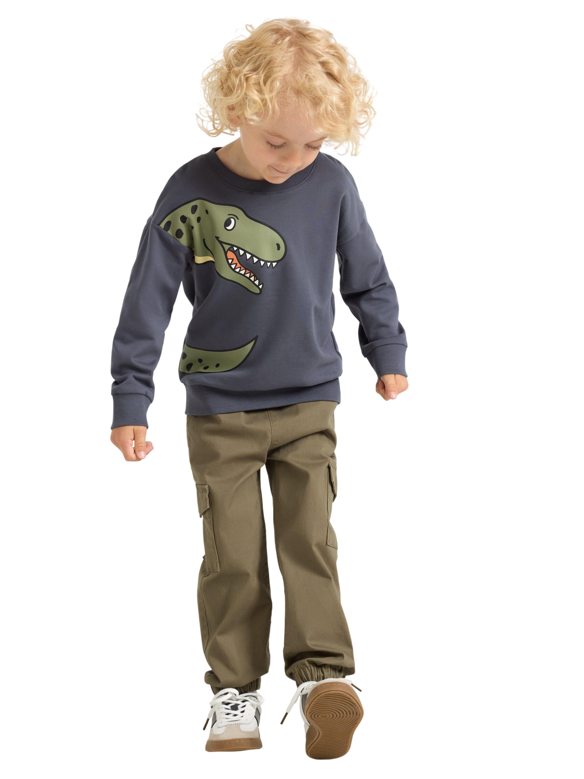 Comfy sweatshirt in cotton jersey w