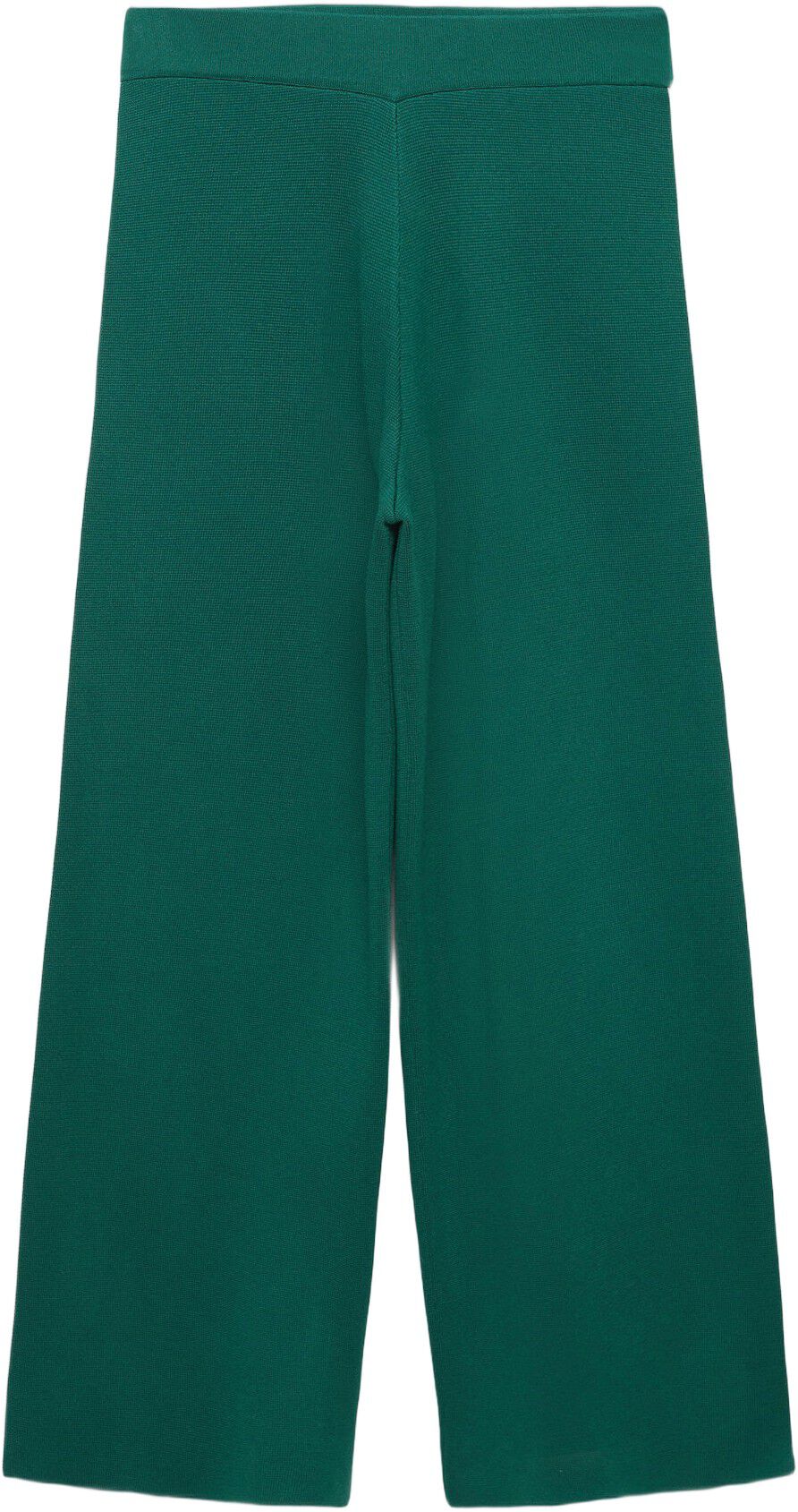 Fine-knit straight-fit trousers