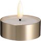 Moods & More - LED Melted tealight, Metal brass finish, 63x25 mm