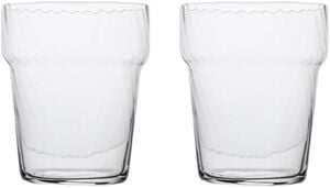 Short glass Opacity 2pcs/set