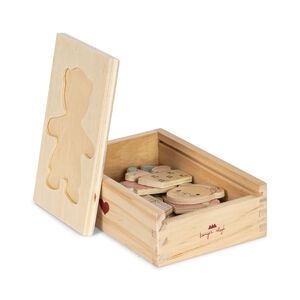 WOODEN TEDDY DRESS UP PUZZLE FSC