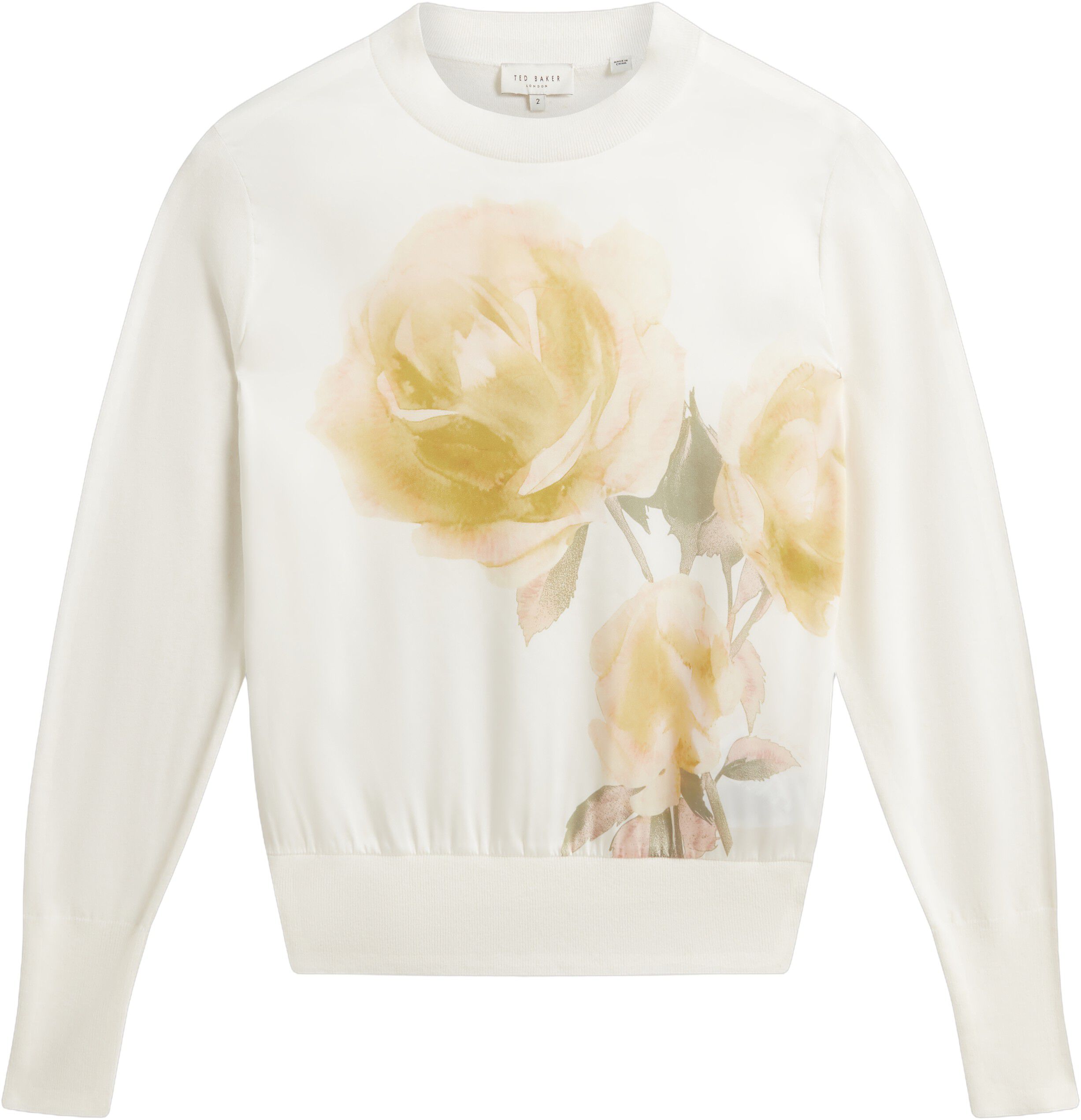 ROSINN Long Sleeve Printed Woven Fr