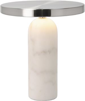 Bordslampa Vilja 22,5 x 25 cm Vit Marmor