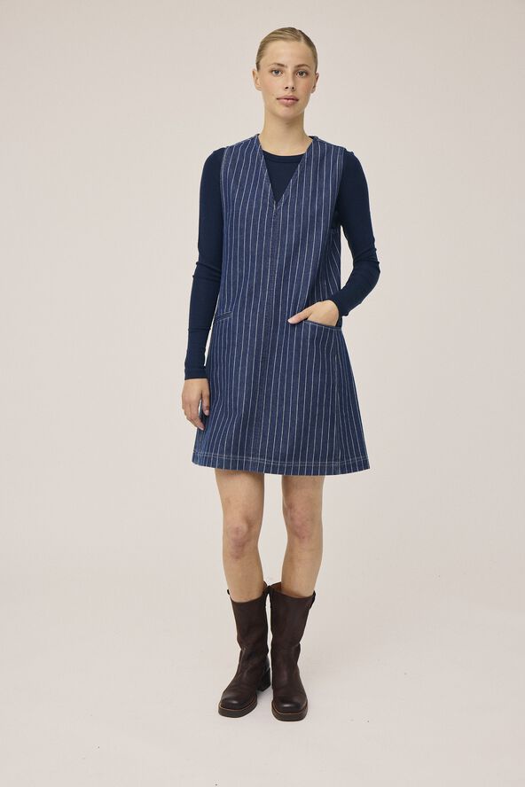 Cleo 15 Spencer denimkjole - 100% Økologisk bomuld GOTS