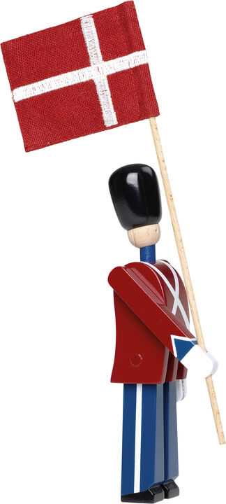 Fanebærer mini rød/blå/hvid