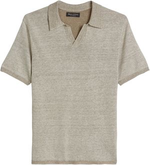 Polo short sleeve open collar with