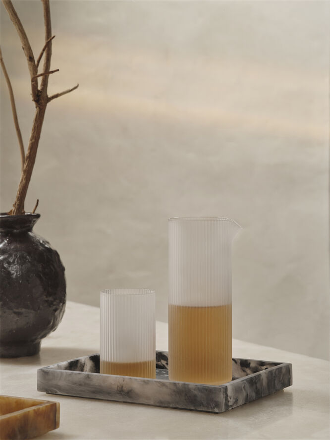 Ripple Milk Jug - Frosted