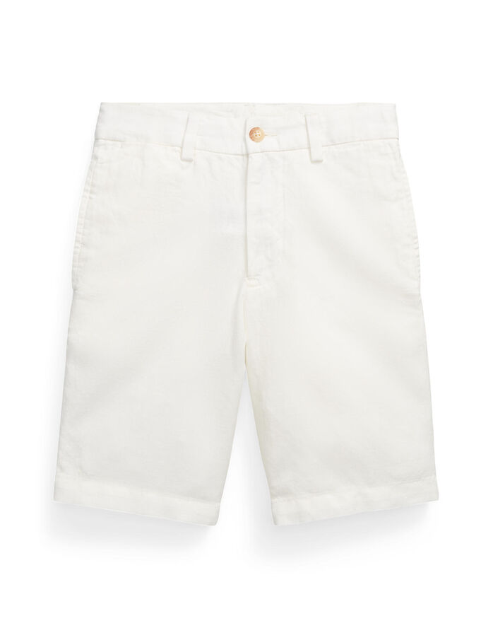 Straight Fit Linen-Cotton Short Teens