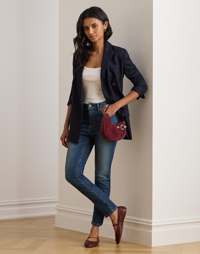 High-Rise Straight Ankle Jean