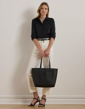 PEBBLED LEATHER-CMRYN LG TT-TTE-LRG