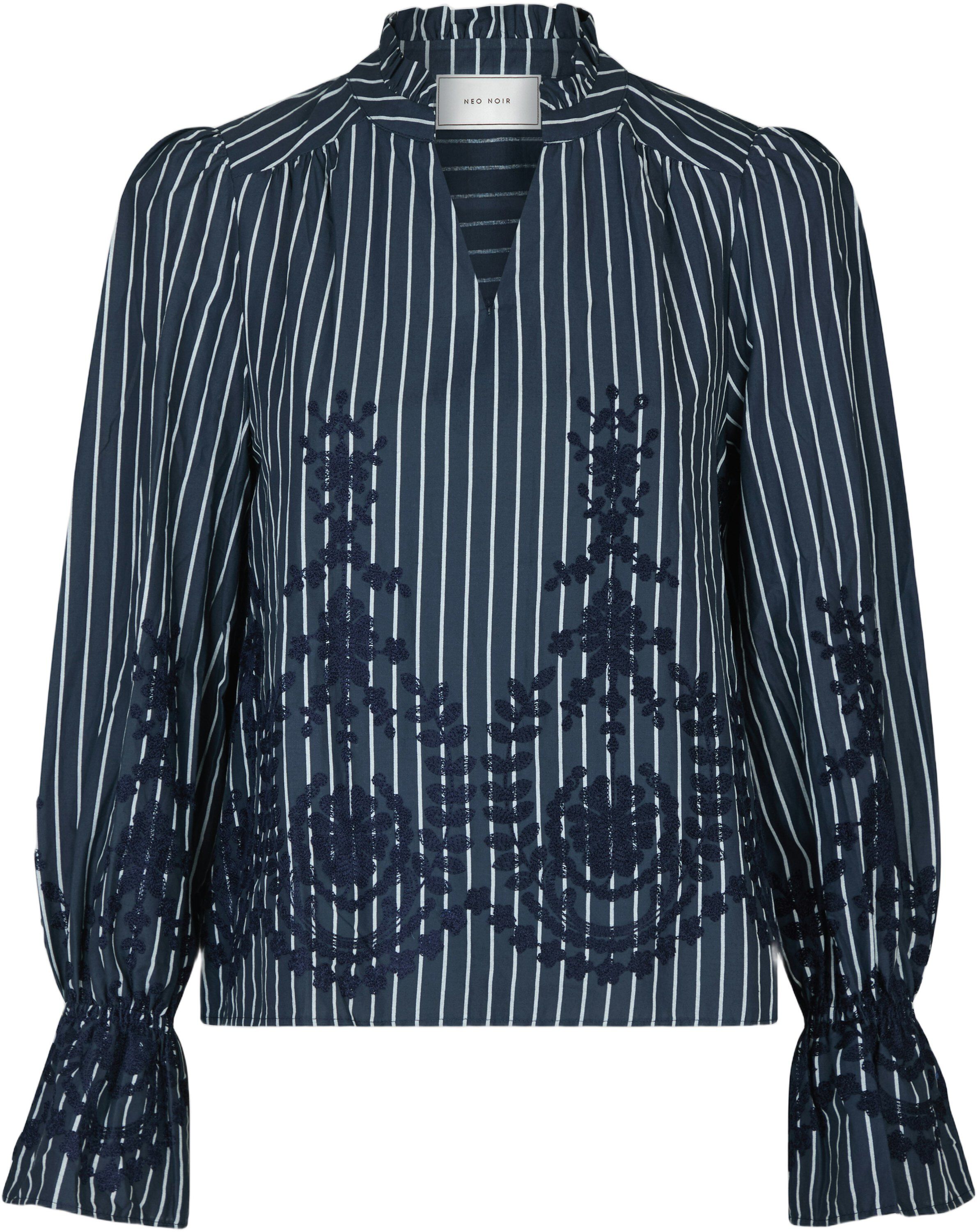 Amara Stripe Emb Blouse