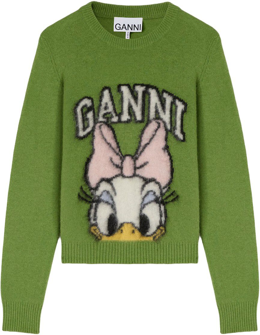 Brushed alpaca Daisy Crewneck