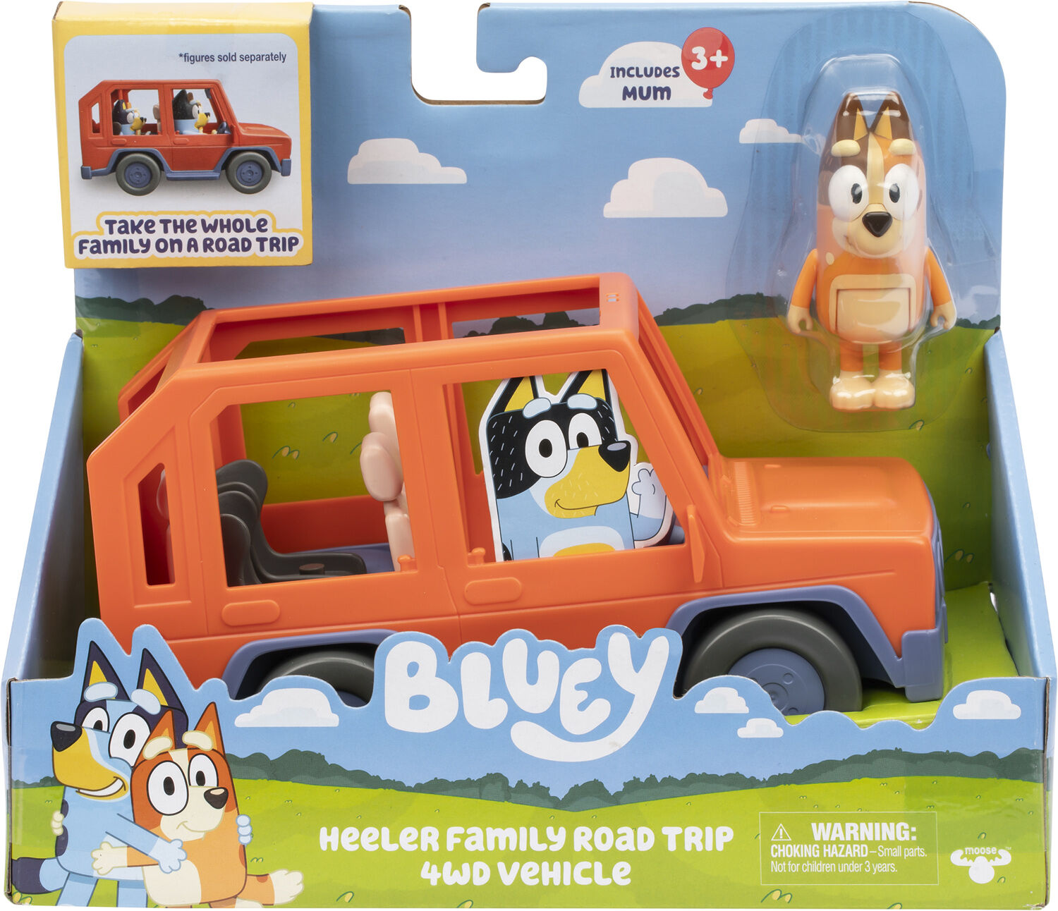 BLUEY Heeler Family Road
