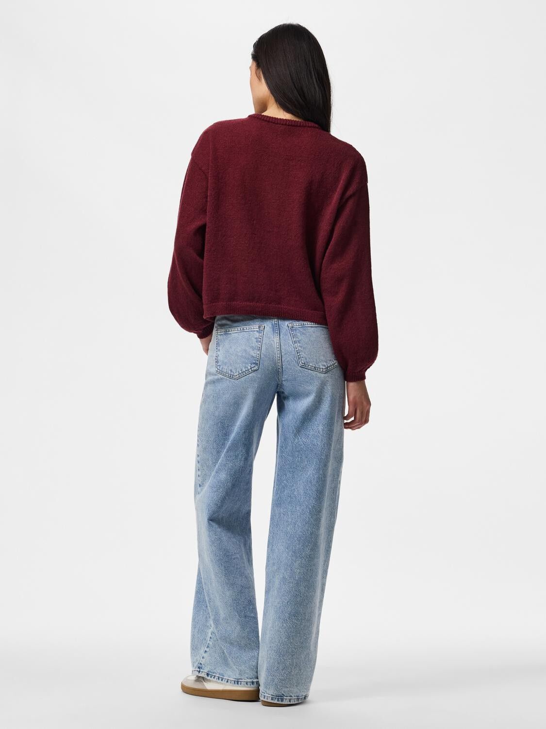 PCIDA LS O-NECK KNIT CARDIGAN NOOS