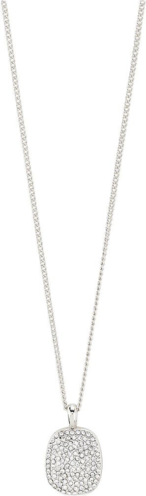 EMBER halsk&aelig;de s&oslash;lvbelagt