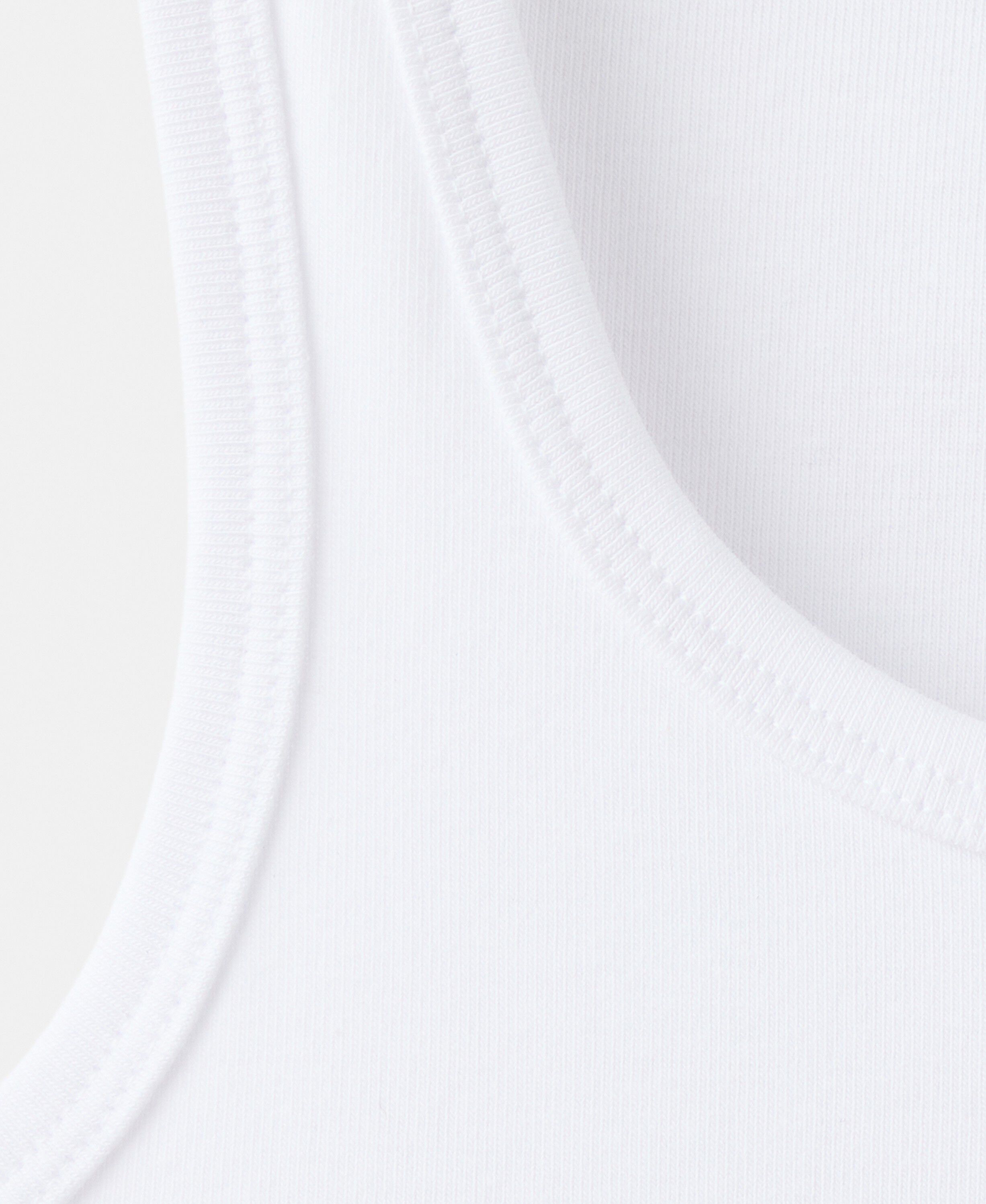 Ribbed semi-transparent top