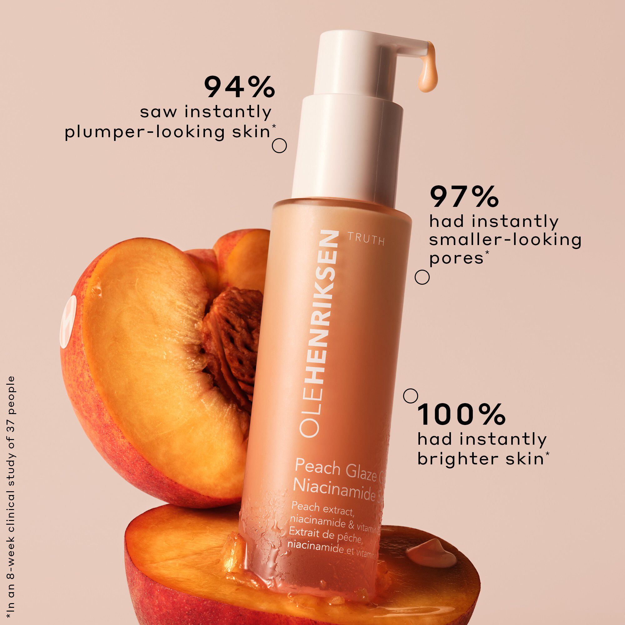 TRUTH Peach glaze glow serum