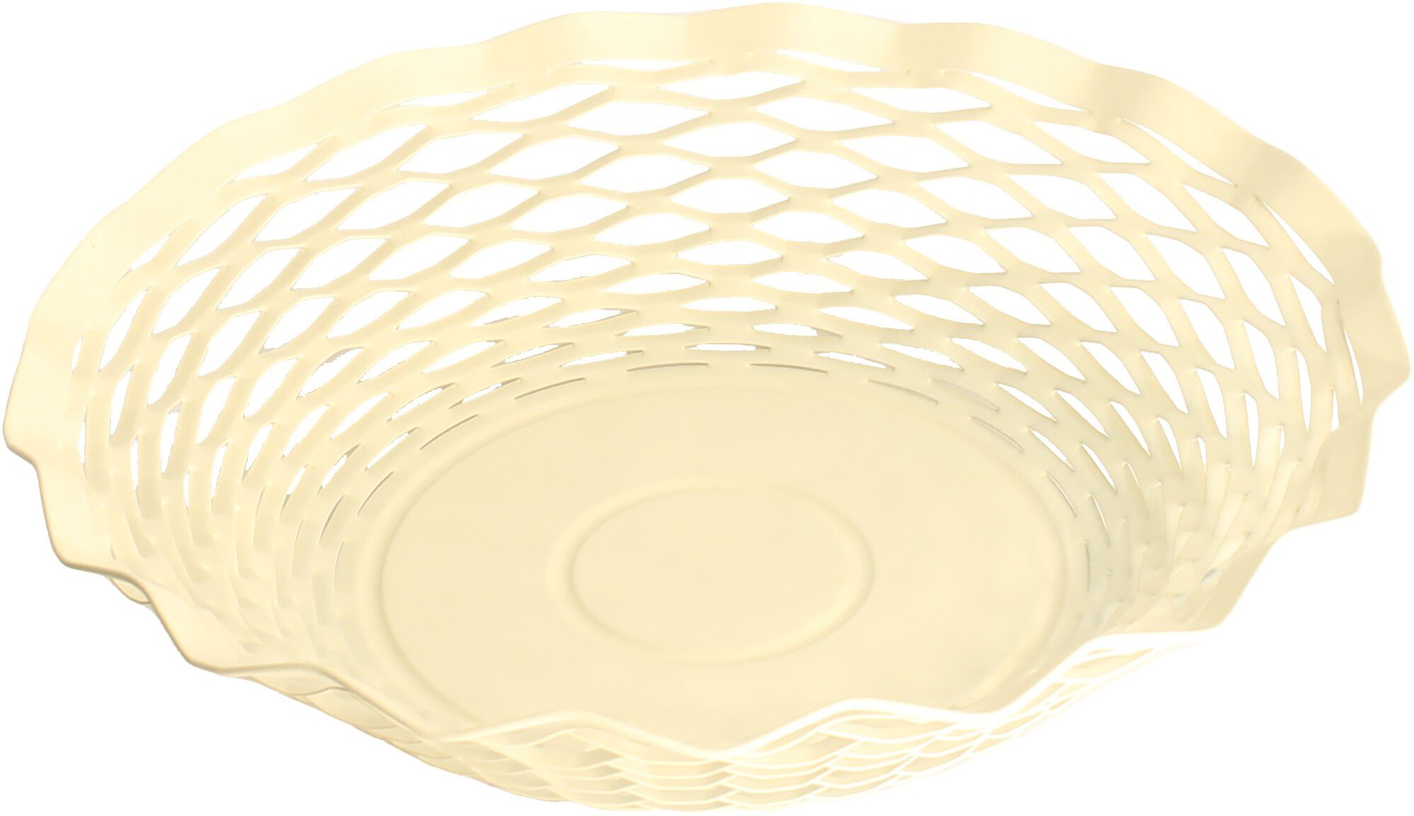 BREAD BASKET ROUND 24 cm - Creme