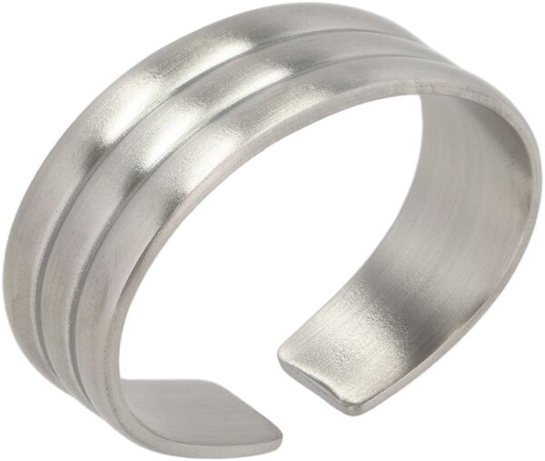 Servettring Thebe 4 st Matt stål Recycled