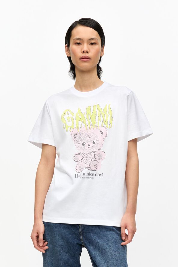 Basic Cotton Jersey Teddy Relaxed T