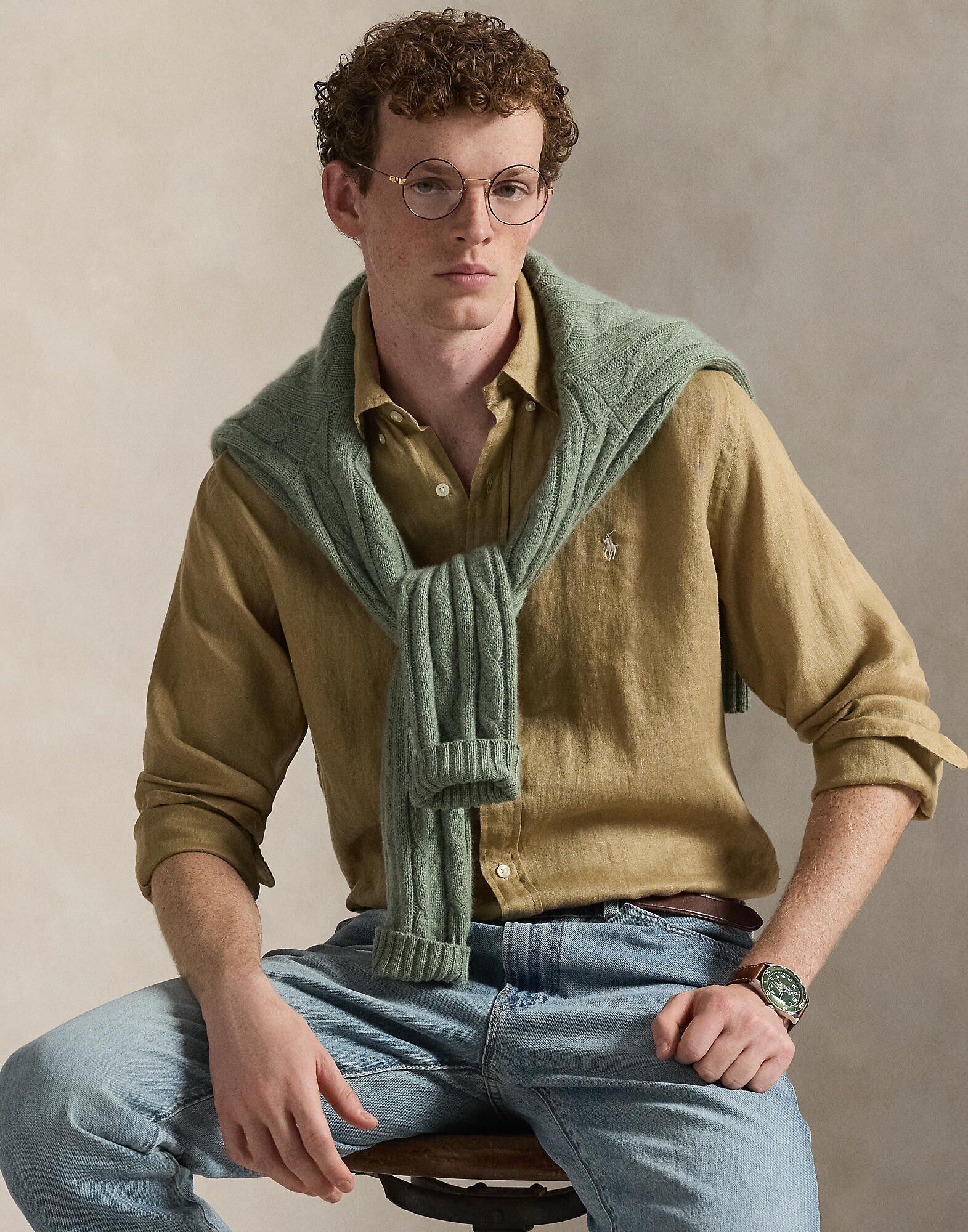 Custom Fit Linen Shirt