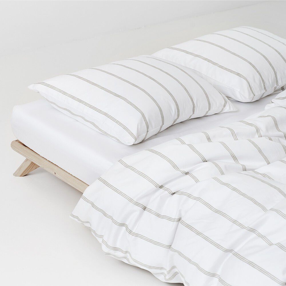 &Oslash;kologisk senges&aelig;t Flow beige - GOTS