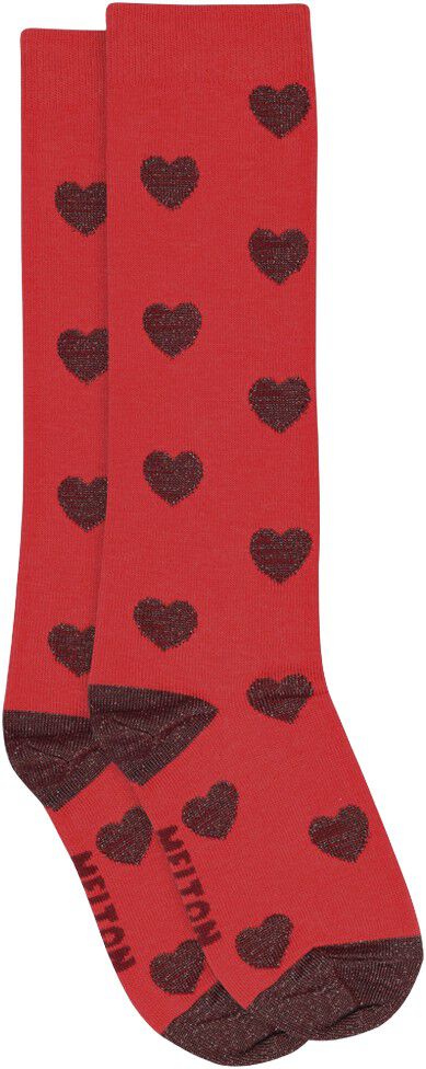 Hearts knee socks