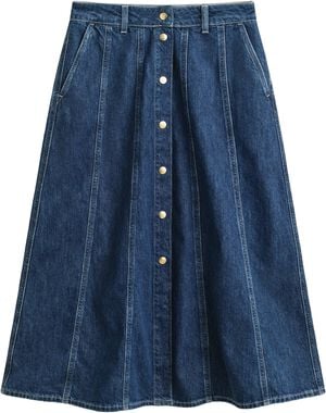 FLARED DENIM SKIRT