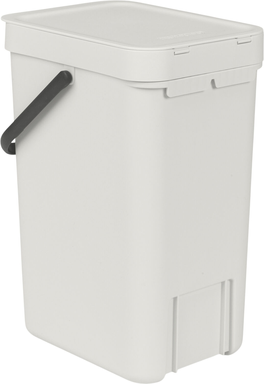 Affaldsspand m/l&aring;g sort.kon. 12 ltr