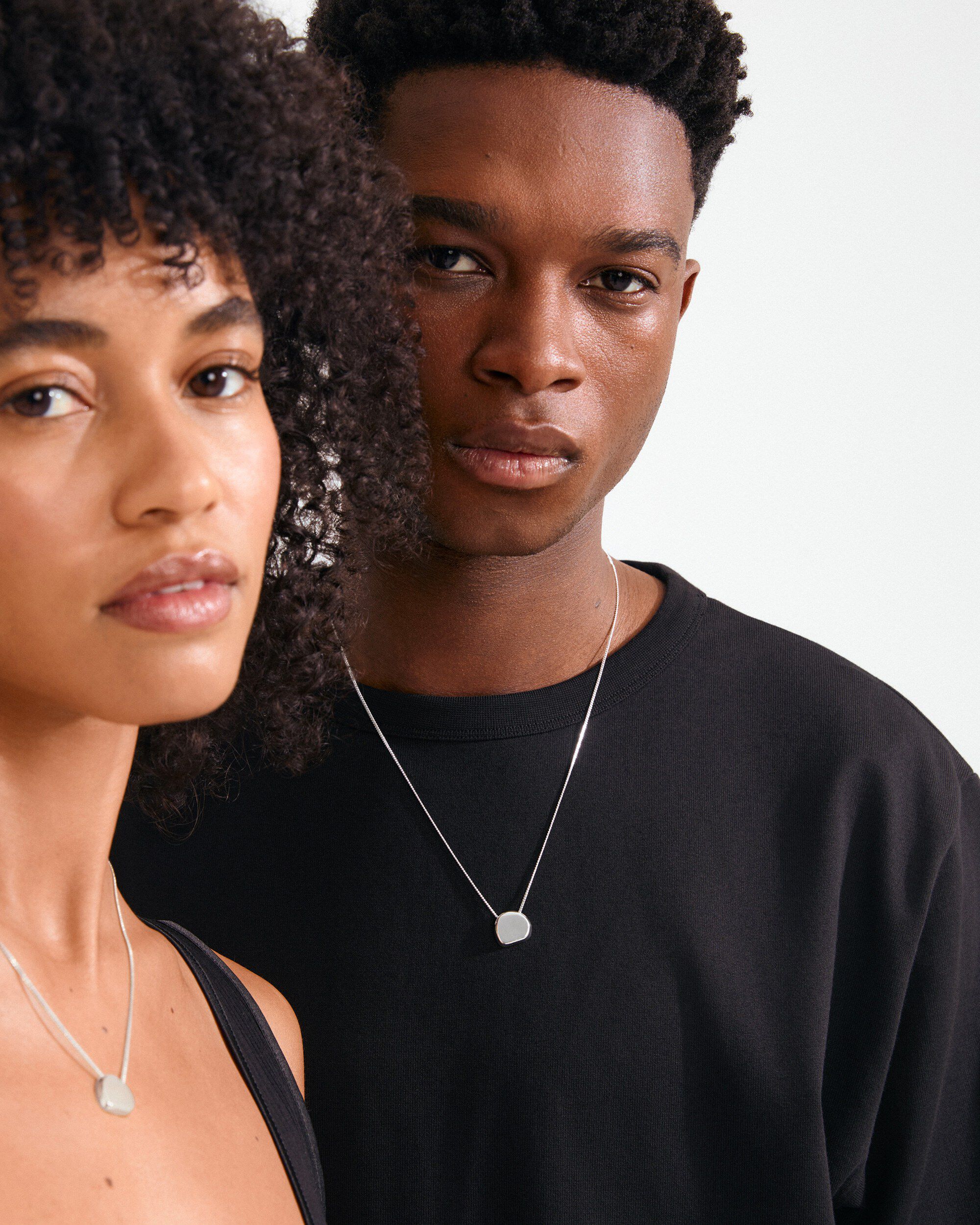 PRESENCE coin necklace silver-plated
