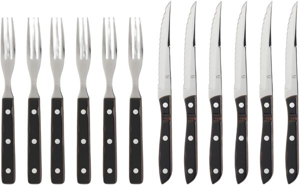 Steakbestick/grillbestick Old Farmer Classic 12 delar Trä/St