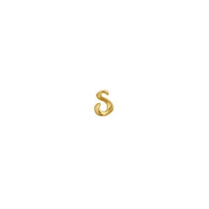 S Alphabet Single Earring