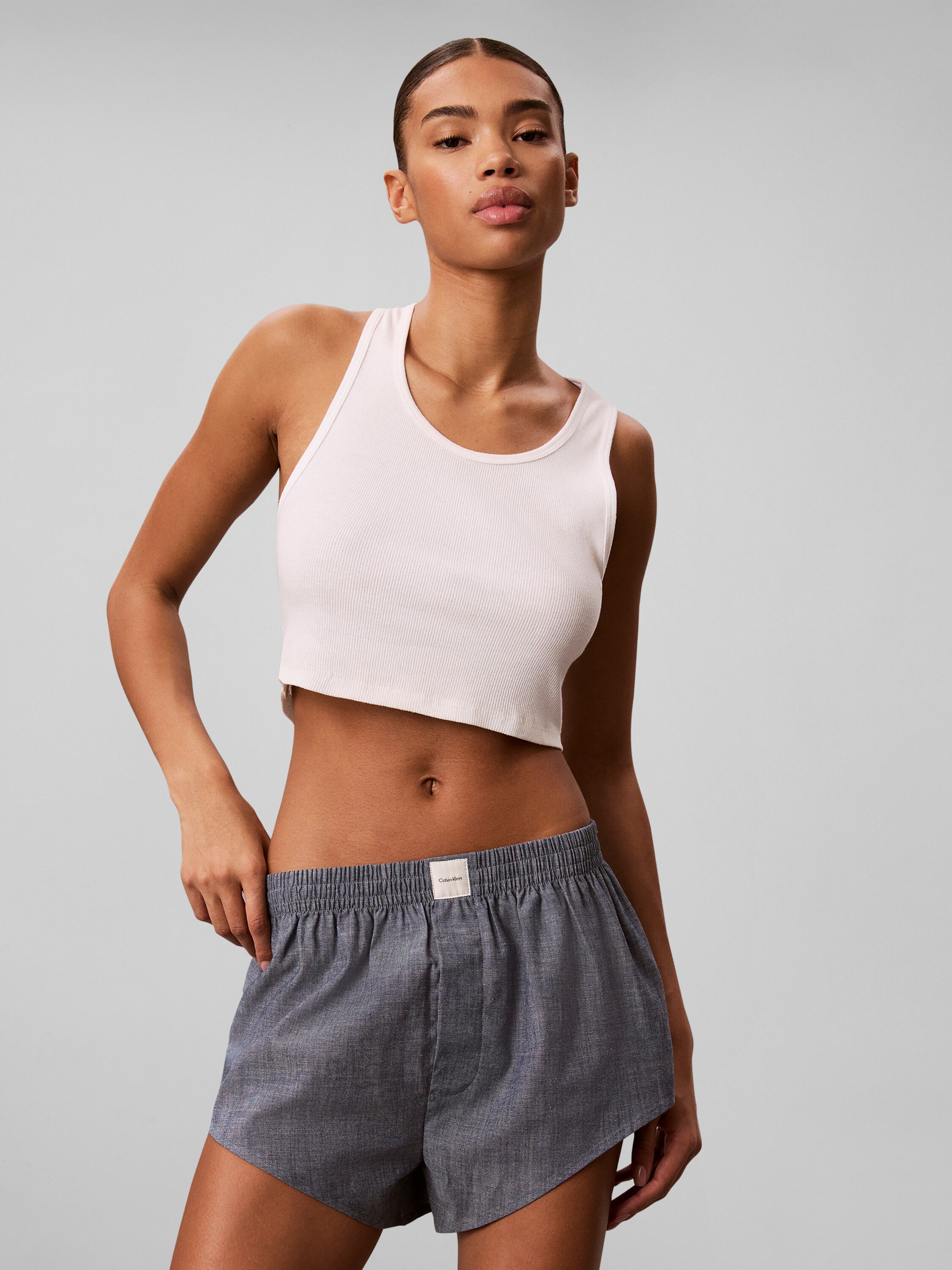 SHORT- CHAMBRAY