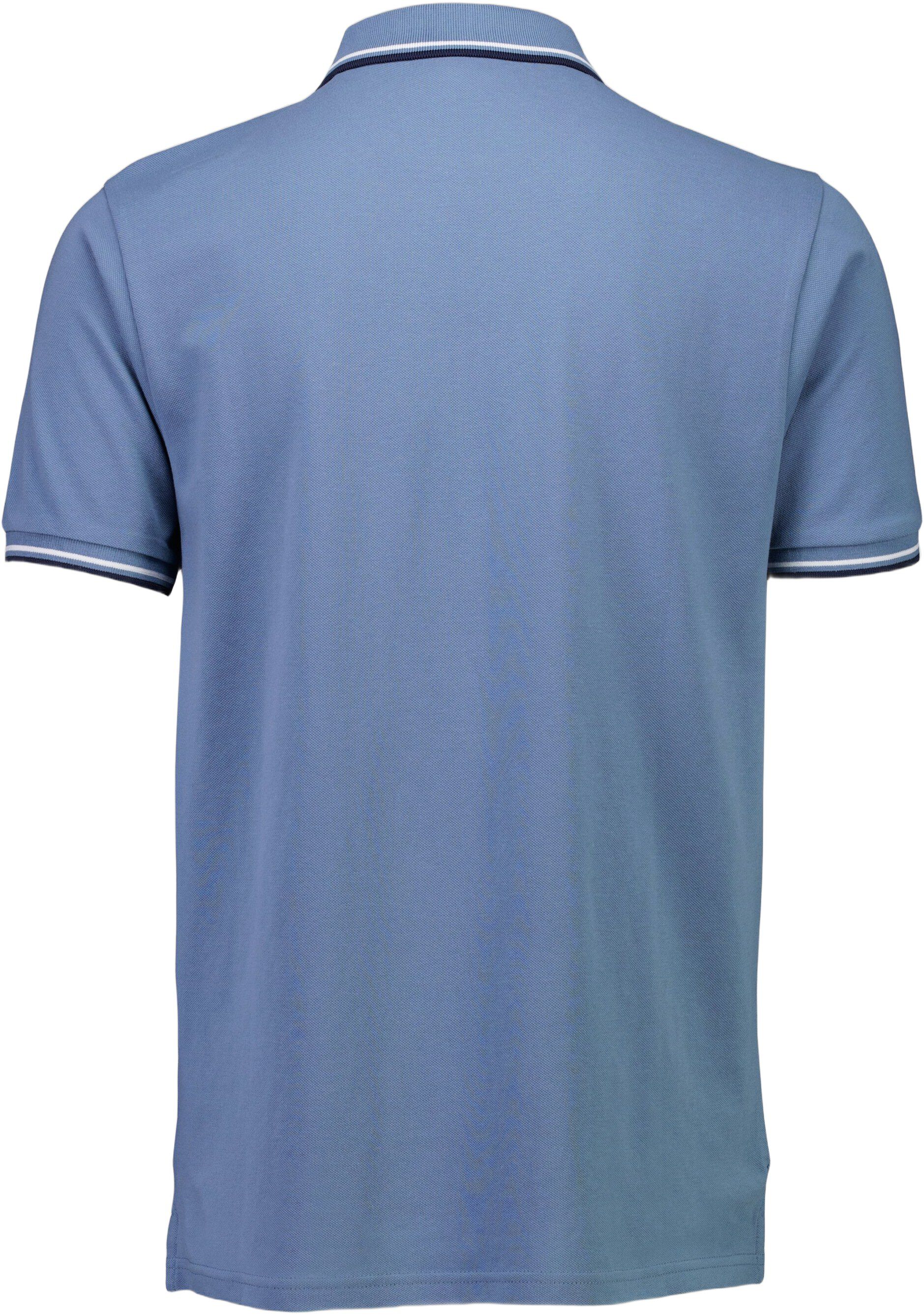 Polo shirt w. zip neck