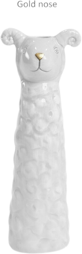 Vase får H18cm keramik